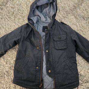 GAP Dark Blue Hooded Raincoat for Kids